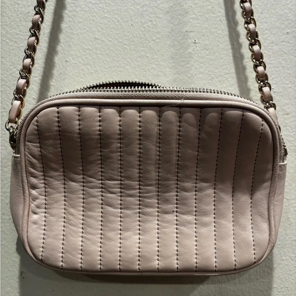 Mark & Graham Quilted Pink Shoulder Bag - Picture 1 of 3